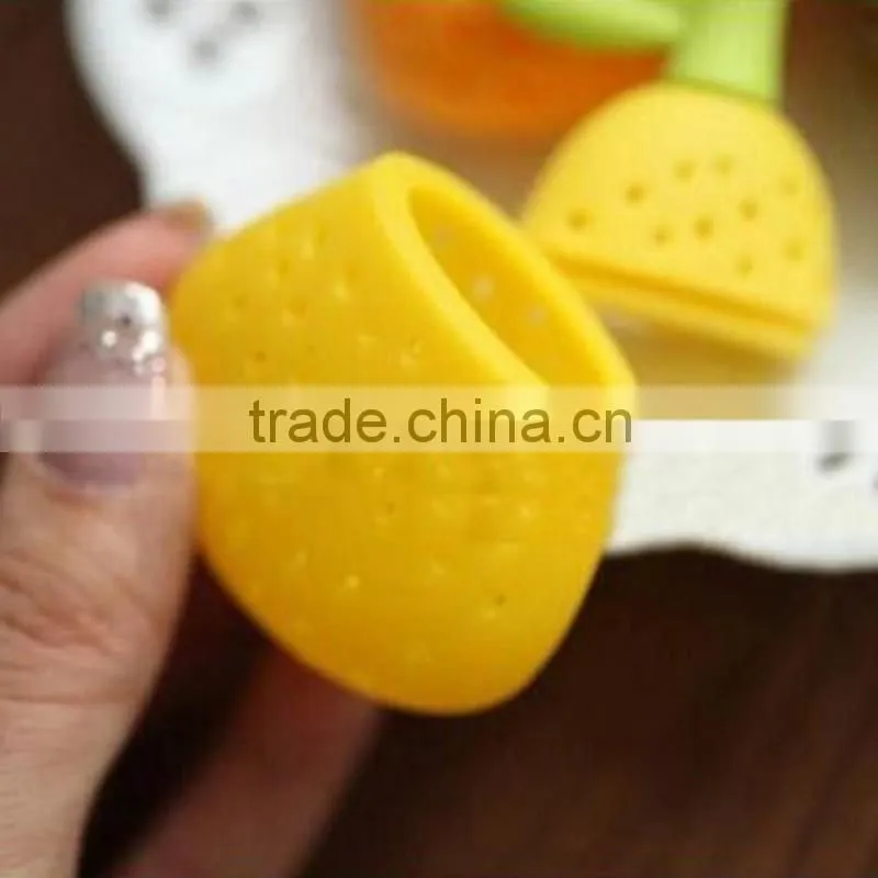 2016 Chinese FDA silicone stainless steel tea bag tea infuser