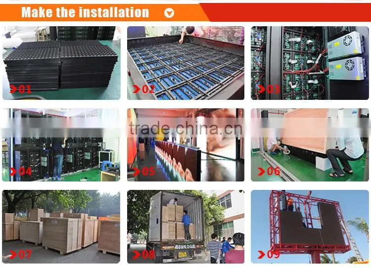 Outdoor Usage and 16mm Pixels outdoor led video billboards