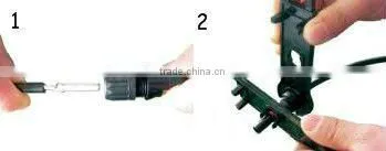 Tyco solar connector. Wateproof IP67.
