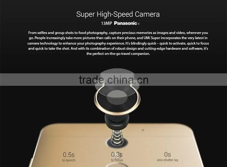 UMI Super Smartphone 4GB 32GB MTK6755 2.0GHz Android 6.0 5.5 inch FHD Gold