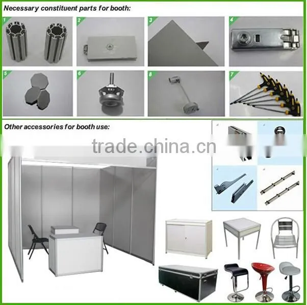 Customized Booth Design and Display Wall-easy fixing