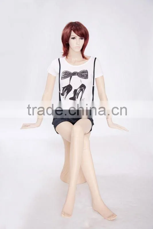 make up female sitting mannequin