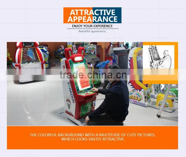 Funshare 2015 Racing Game with Screen Machine Animal Racing Game Machine For Kids Newest Parkour Game Machine