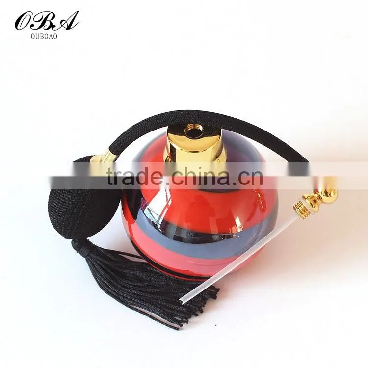 Accept Custom Mouth Blown Colorful Glass Airbags Perfume Bottle 100ml Manufacturers