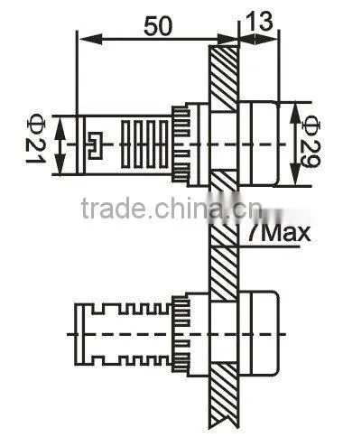 6.3v 24v 36v 110v 220volt 380volt indicator lights led