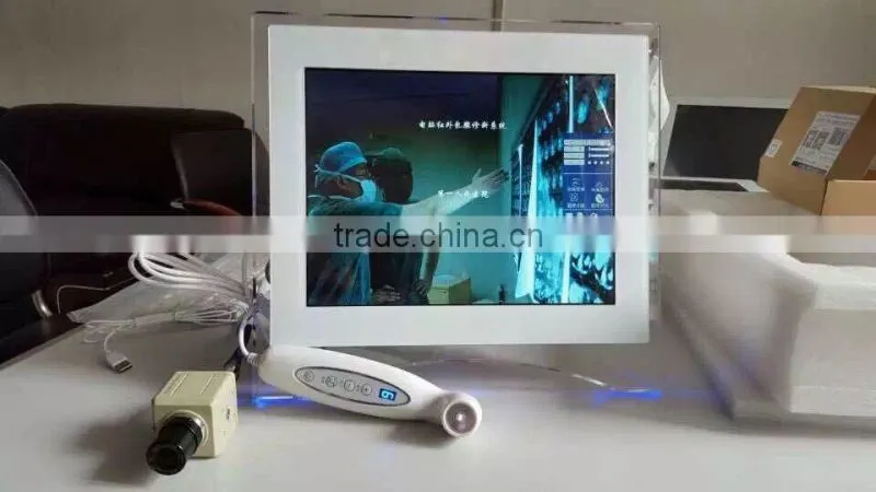 AYJ-J019B can put recommend product/client file facial skin analyzer