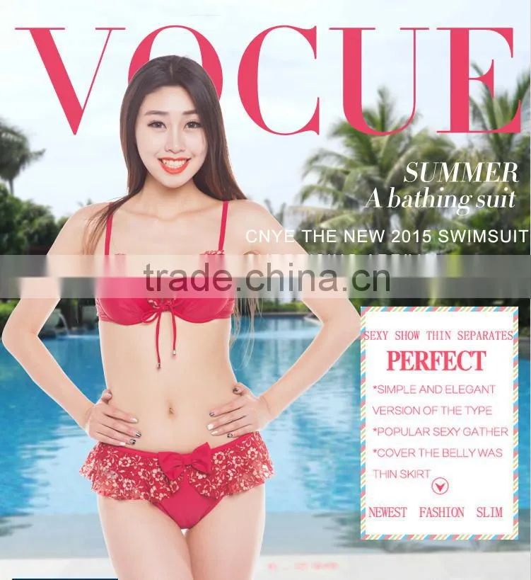 CNYE new design red sexy bikini womens swimwear