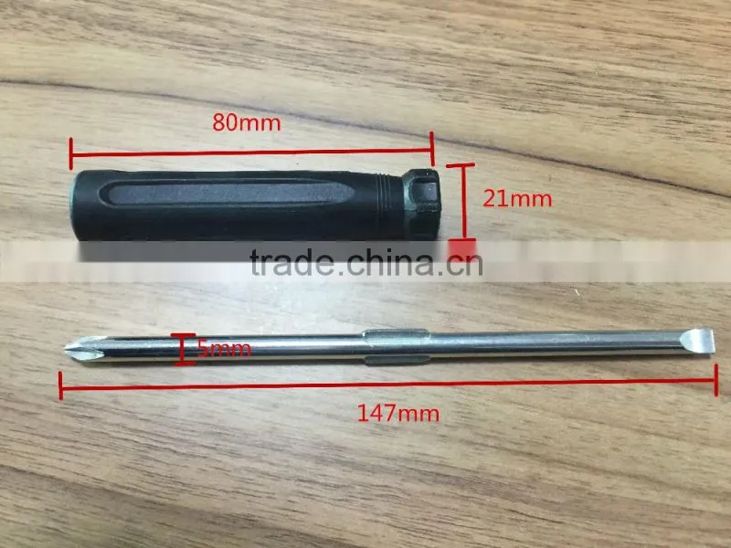 Cheap screwdriver, function phillips screwdriver, slotted screwdriver