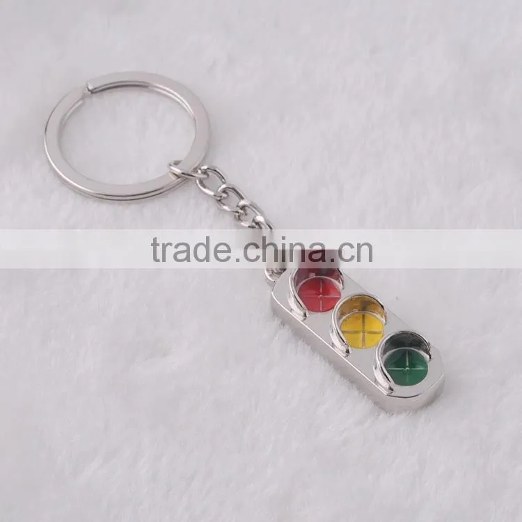 XL-KC51203 fashion custom keychain metal keychain traffic light metal keychain