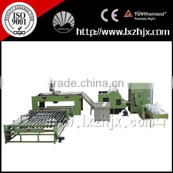 HFJ-88 Polyester fiber bedding covering production line,bedding machine
