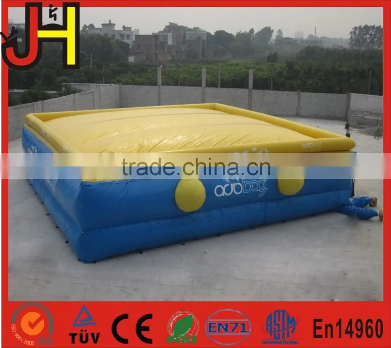 Inflatable air bag for safety or skiing, giant inflatable jumping mat for high jump