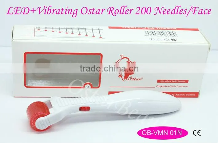vibrating roller microneedling face roller head VMN 01N