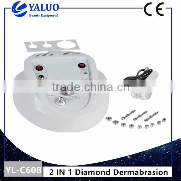 Best quality 2 IN 1 hot and cold hammer and diamond dermabrassion beauty machine