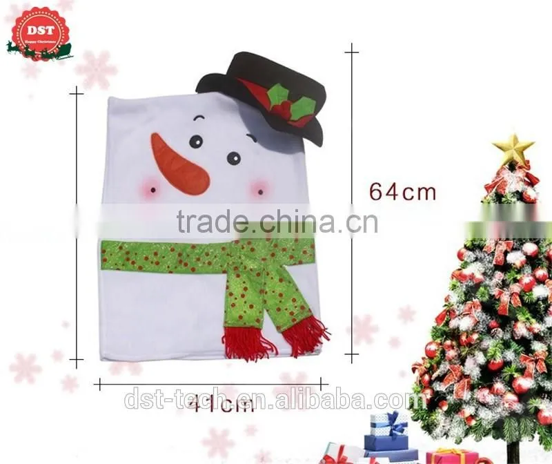 Christmas Santa snowman chair cover