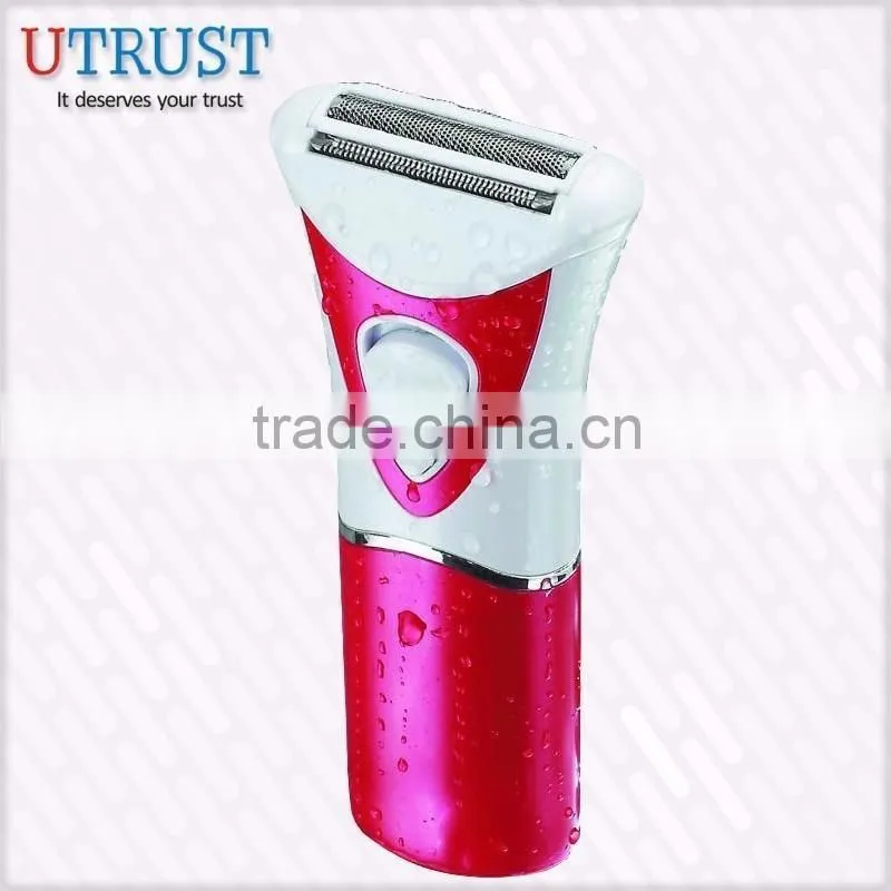 2016 Portable Waterproof electric lady hair shaver luxury cordless electric knife