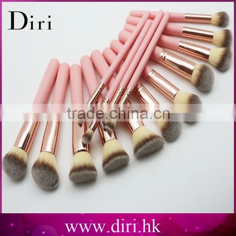 White Acrylic makeup brushes Professional 16pcs Makeup Brushes Set Wholesale