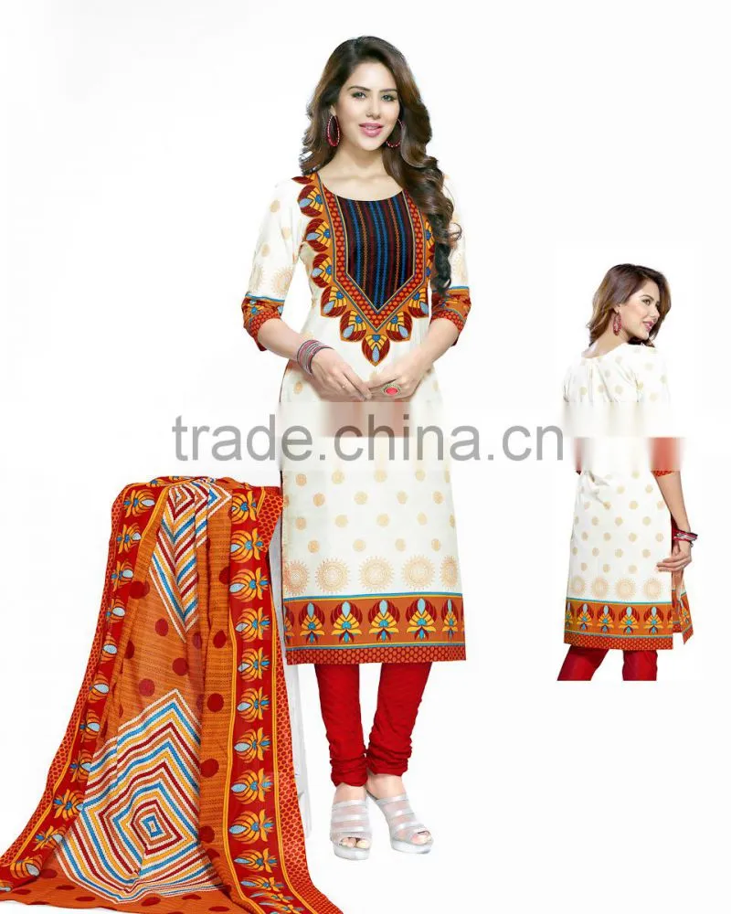 Beautiful neck designs for dress material