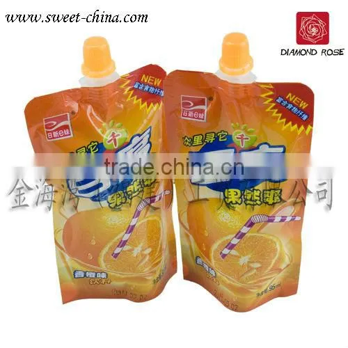 Fruit jelly drink in bag