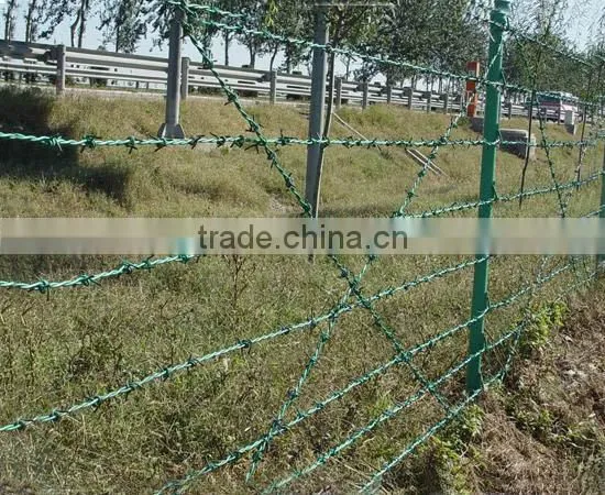 Hot dipped galvanized barbed wire fencing professional supplier