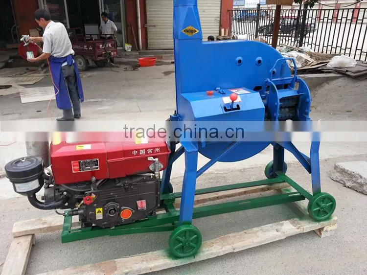 Neweek agricultural large silage dry grass chaff cutting machine
