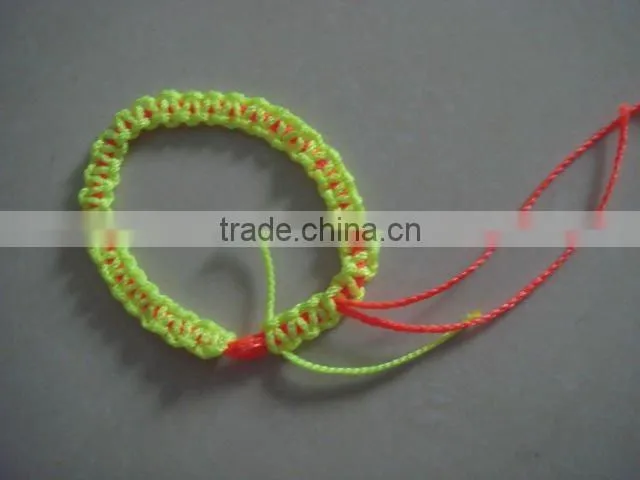 bracelet rope /Polyester mutifilament 8 braided twine