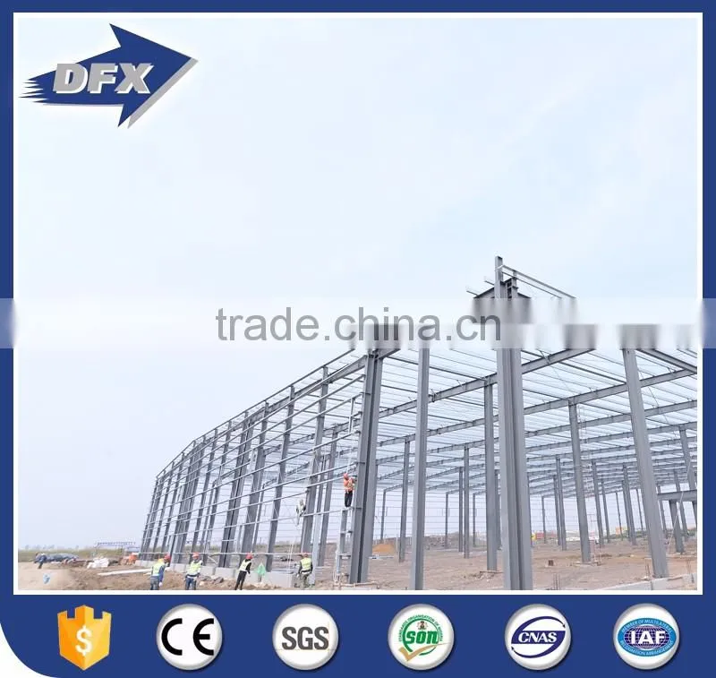 High strength Light Weight Steel Structures With Crane