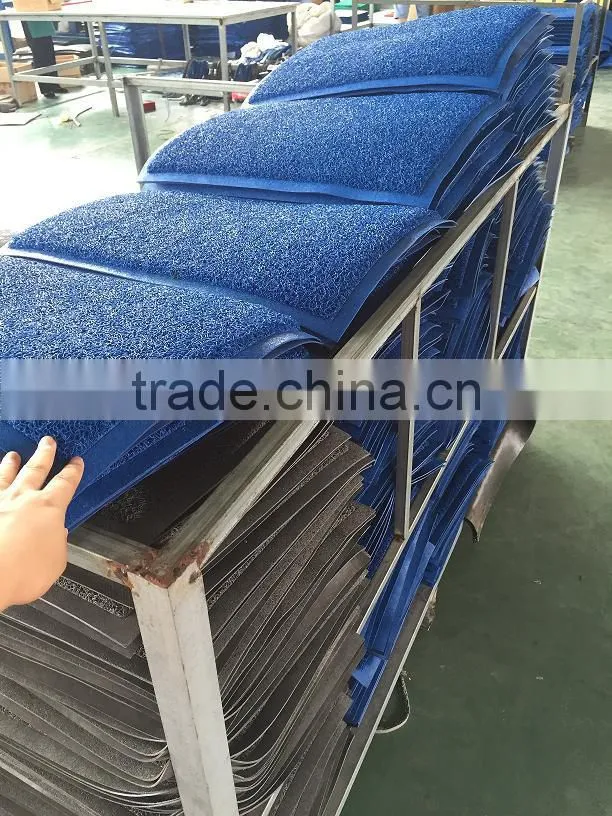 Anti-dust/anti-slip pvc coil rug mat /carpet mat
