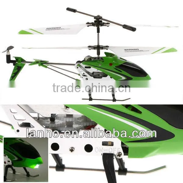 3 Channel RC i-Helicopter i-Heli with Gyro Remote Control Rotor Wing Green