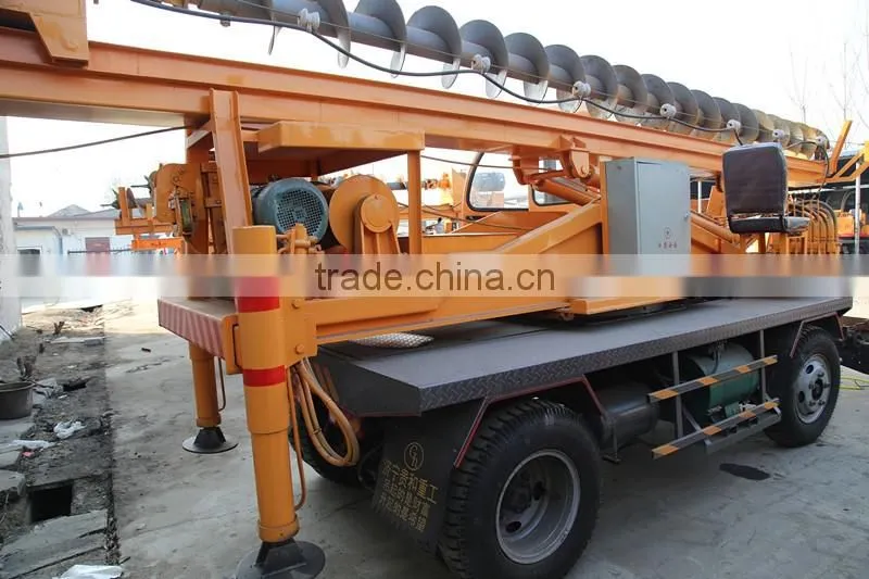 four wheels Punching machine