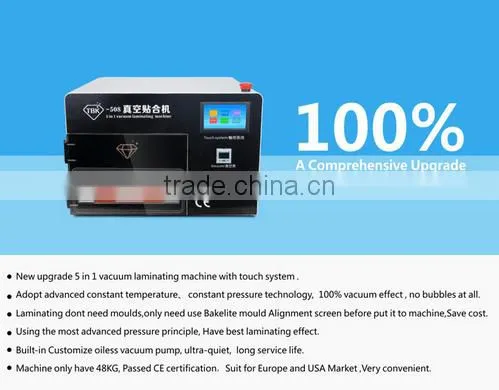 5 in 1 oca laminating machine for repairing cell phone touch screen