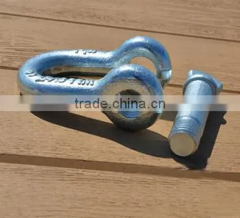 Galvanized Steel Drop Forged Europe Dee Shackle