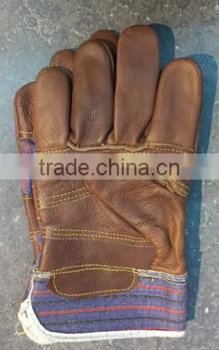 2015 new products leather work gloves
