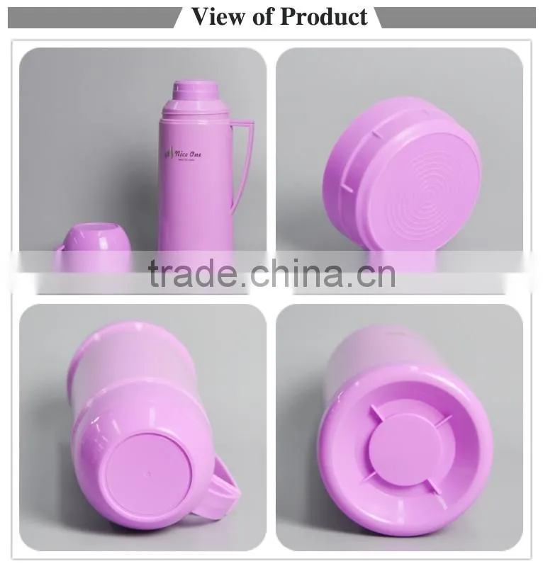 Competitive price 1.0L thermos vacuum flask with glass refill for sale