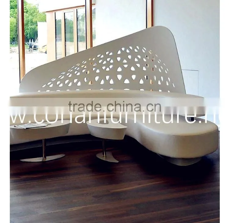Stools and bench for public place Museum indoor