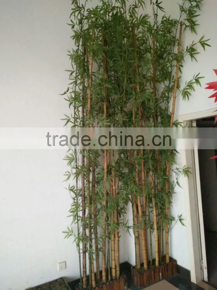 Factory price artificial bamboo wall fence