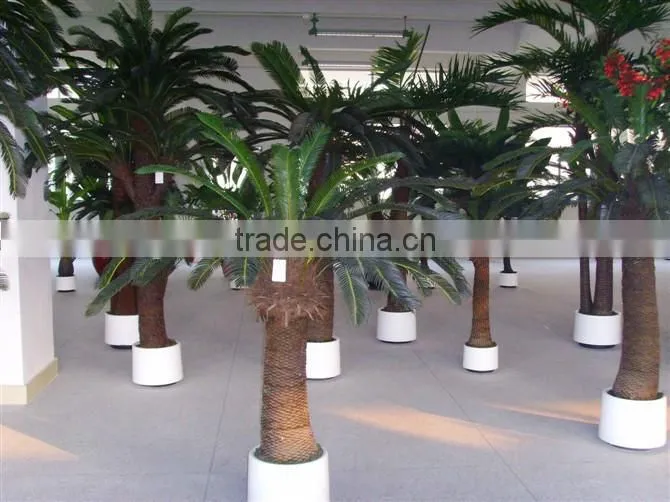 Home garden edging decorative 5ft to 16ft Height outdoor artificial green plastic palm trees EDS06 0829