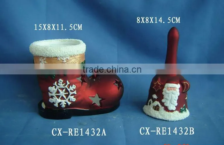 Ceramic Gift Box-ceramic christmas tree candle holder