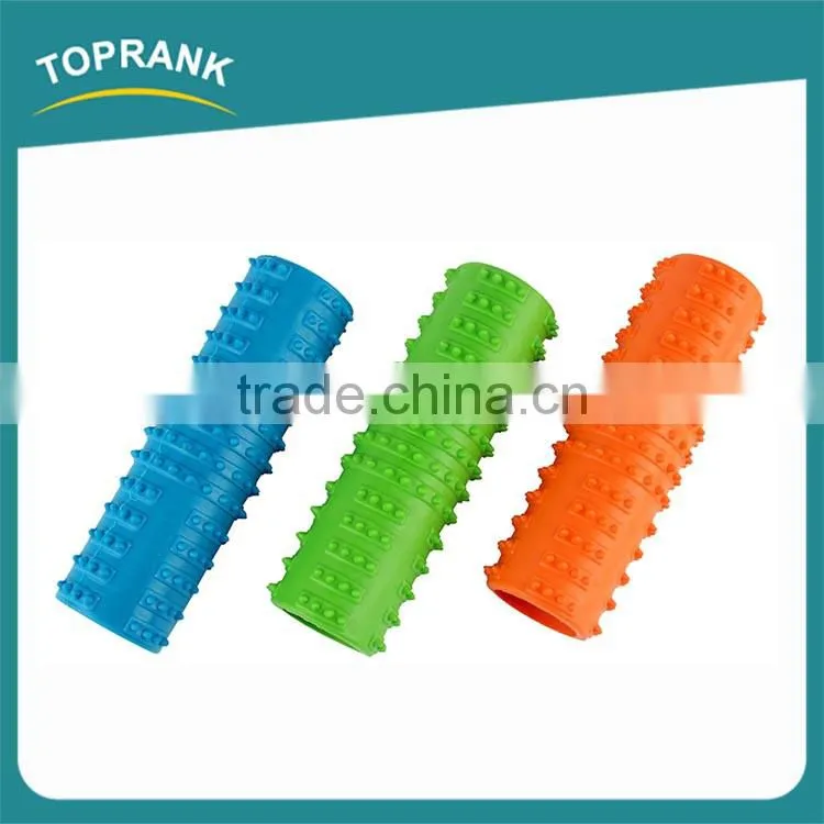 Hot selling multi color pet toys drum soft TPR dog chew toy