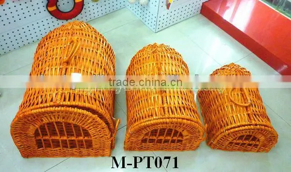 wicker dog basket