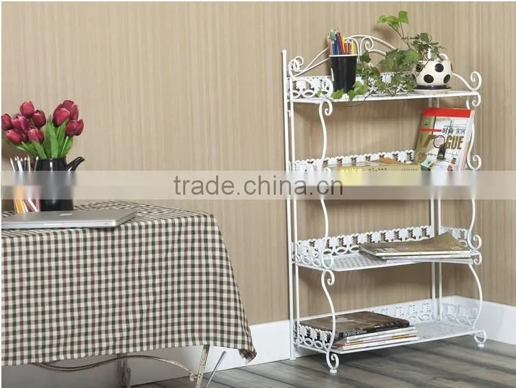 Metal display shelf