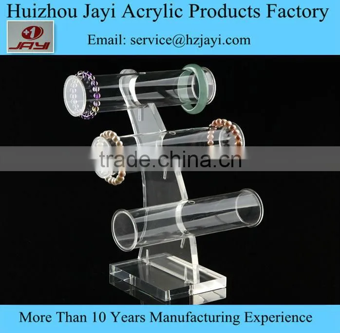 Hot sale Acrylic display tube, wholesale bracelet display, Alibaba high quality acrylic bracelet display tube