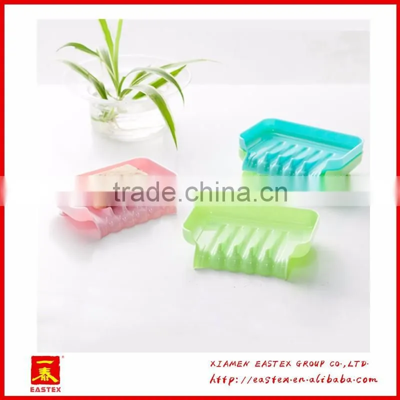 High quality Sucker Kitchen Bathroom Draining Soap Box