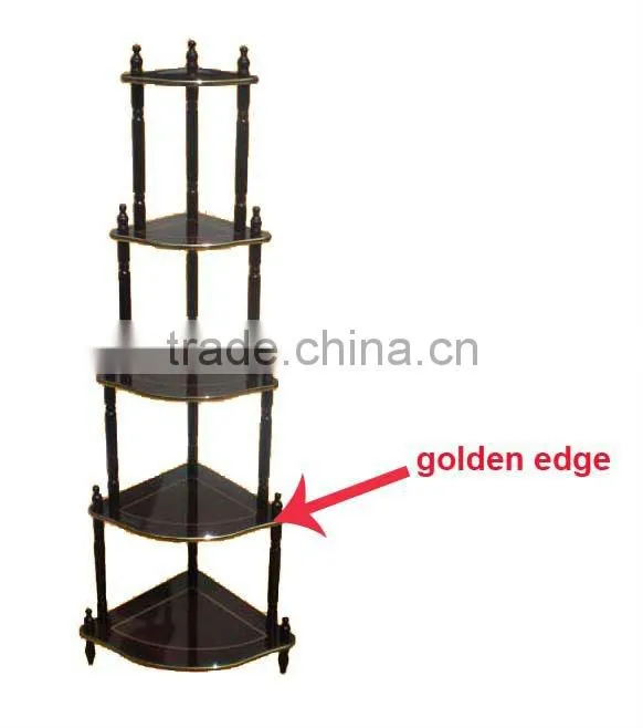five-tier telephone stand with golden edge