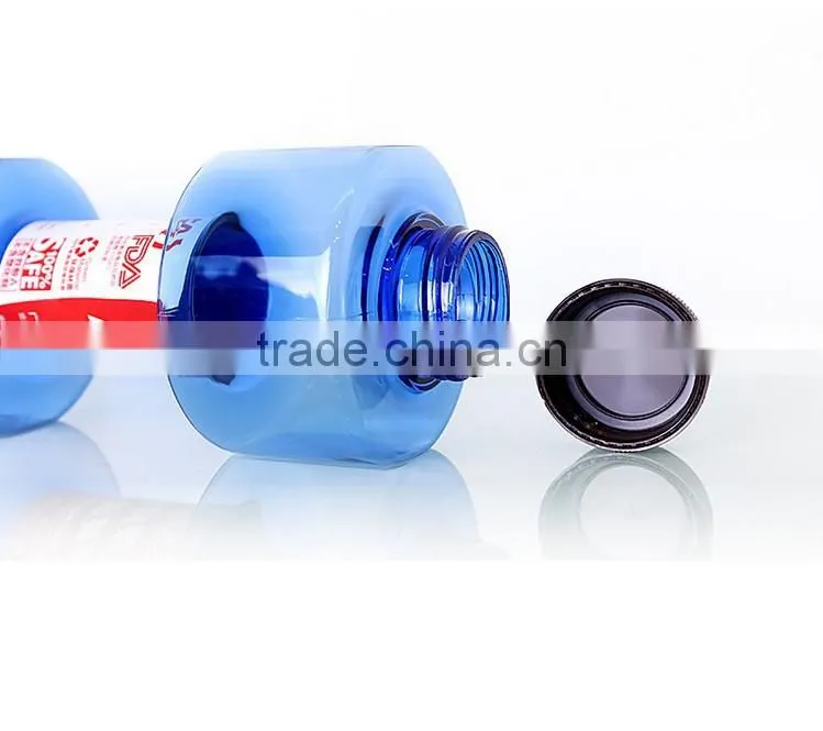 Dumbbell Shape Barbell Bottle Sport Water Bottle 550ml