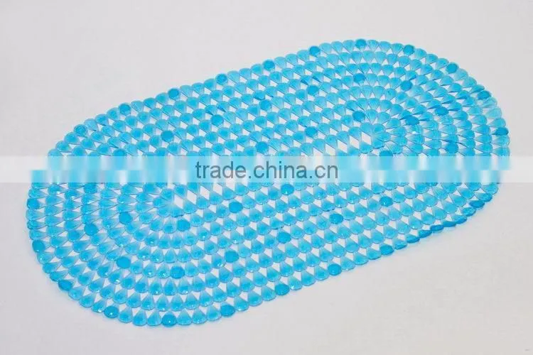 Good quality unique anti slip pvc free bath mat