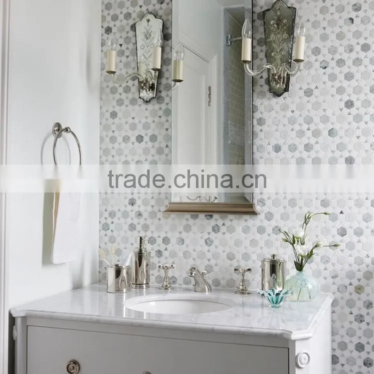 MM-CV298 Hot product wholesale natural stone marble round flower mosaics