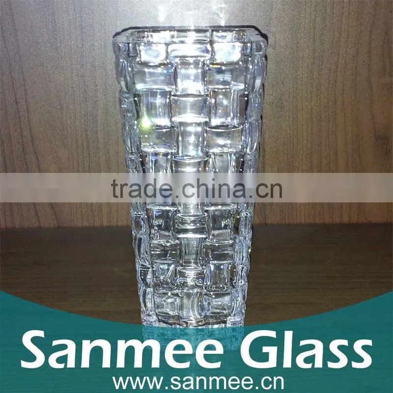 Geometric glass terrarium wholesale,glass vase,tall vase