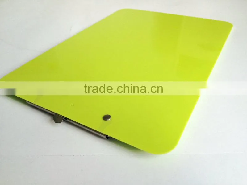 A4 PS green office clipboard,
