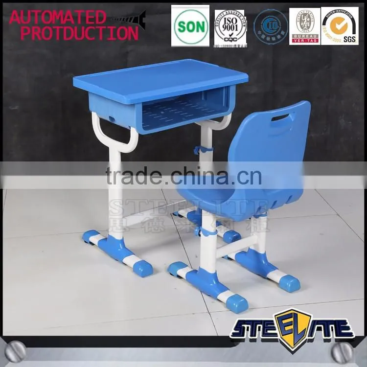 Adjustable height children desk and chair kids study table and desk for wholesales