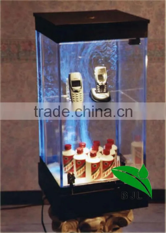 useful lighted acrylic cigarette showcase